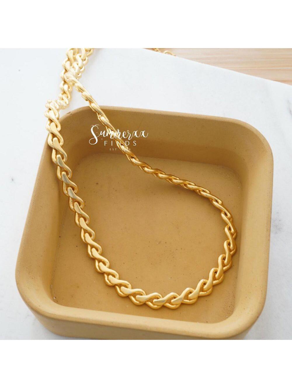 Madewell Chunky Curb Chain Necklace - Picture 3 of 8